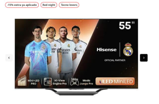 TV Mini LED 55'' Hisense 55U7KQ 144 Hz Smart TV UHD 4K por 466,65€