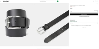 Cinturón de piel Levi's por solo 16,80€
