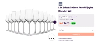 Schott Zwiesel Wijnglazen Set Tulip - 12-delig- voor €24,95 bij Ibood