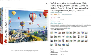 Puzzle Trefl Vista de Capadocia de 1000 Piezas por 7,99€