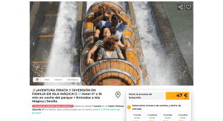 Isla Mágica: Hotel y Entradas por 47€