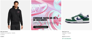 Nike hasta 25% EXTRA descuento en tu compra