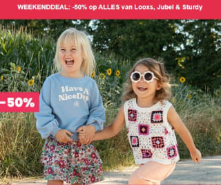 20-70% korting op alles van Looxs, Jubel en Sturdy bij Kixx