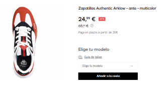 Zapatillas para Hombre Kappa Authentic Arklow por 24.99€