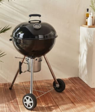 Barbacoa de carbón con ahumador, aireadores, recuperador de cenizas por 78,21€