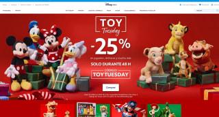 Código 25% Descuento durante 48h en la sección juguetes en Disneystore