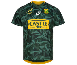 Camiseta de primera equipación Sudáfrica Springboks ASICS Rugby SEVENS 7S Hombre (Varias tallas)