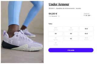 Zapatillas para Mujer Under Armour REIGN 6 por 64€