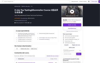 Curso de sumiller y cata de té Gratis con Udemy