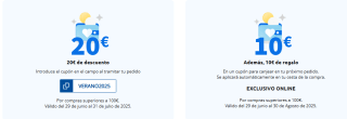 30€ en tus primeras compras online