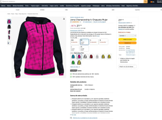 Chaqueta JOMA Championship IV capucha Mujer desde 21,01€