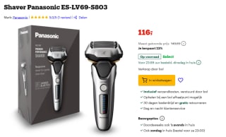 PANASONIC ES-LV69 Scheerapparaat voor €116 bij Bol