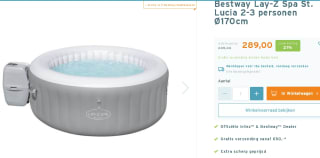 Bestway Lay-Z Spa St. Lucia jacuzzi voor €289 bij Top-Zwembadshop