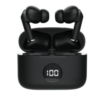 Auriculares inalámbricos - Vieta Pro Mute, True Wireless, 20 h, IPX 4, Cancelación activa de ruido, Negro por 39.99€