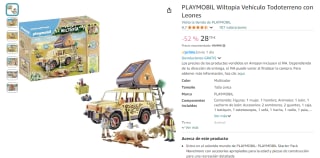 Playmobil Wiltopia Vehículo Todoterreno con Leones por 28,79€