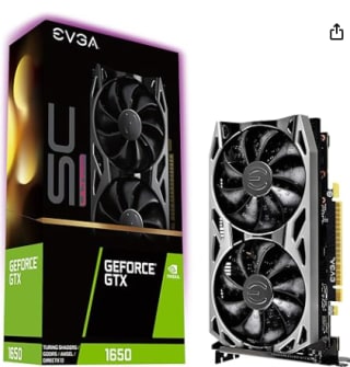 Tarjeta de video EVGA GeForce GTX 1650 SC Ultra Gaming por $2,801.97 en Amazon