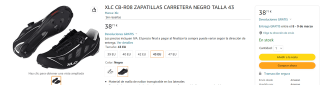 XLC CB-R08 Zapatillas Carretera color Negro por solo 24,75€