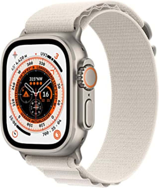 Apple Watch Ultra Gele/Beige Textiel Band Small/Medium voor €884,62 bij Amazon
