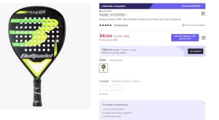 Pala de Pádel Bullpadel Raider PWR por 24.46€