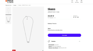 Collar marca Skagen por 28€