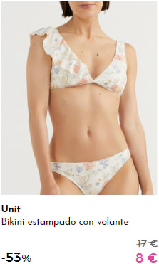 Bañadores y Bikinis por 8€