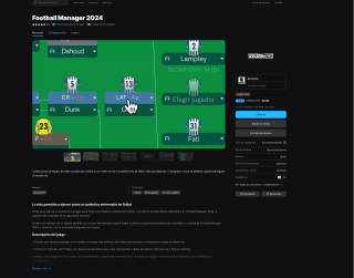 Football Manager 2024 desde Jueves 5 septiembre en Epic Games