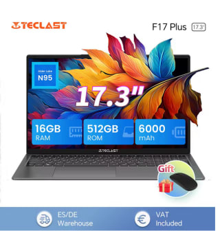 Teclast ordenador portátil F17Plus de 17,3 pulgadas por solo 221,91€