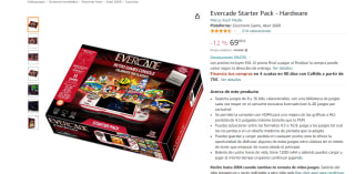 Consola Evercade retro + Juego Namco Museum por 69,90€