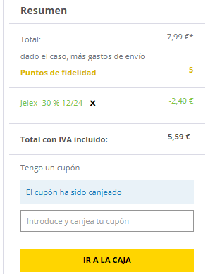 30% descuento marca Jelex en Deporte Outlet