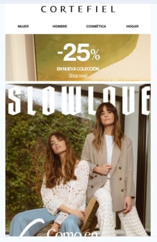 -25% de Descuento en Cortefiel.