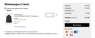 The North Face EVOLVE TRICLIMATE JACKET - Hardshell-jas maat S voor €73,56 dmv code bij Zalando