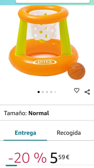 Canasta Hinchable y Flotante por 5,59€.