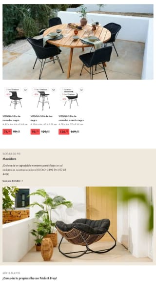 -25% de Descuento en mobiliario jardín.