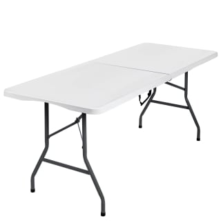 Mesa Plegable Rectangular de 180 cm y 150 Kg de Carga, 4-6 Personas Por 29,99€