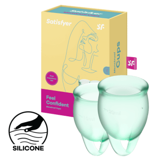 Satisfyer 'Feel Confident - Menstrual Cup Set', 15 & 20 ml voor €2,99 bij Willie
