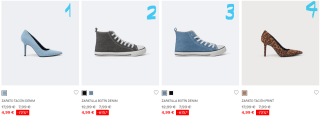 Zapatos Lefties por 4.99€