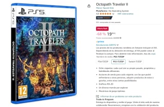 Juego PS5 Octopath Traveler II por 19.99€