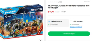 PLAYMOBIL Space 70888 Mars-expeditie met Voertuigen voor €19,99