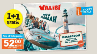1+1 gratis ticketdeal voor Walibi Belgium en Bellewaerde Park via de AH in België