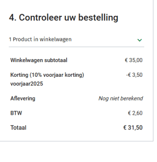 10% (extra) korting op je bestelling bij DirectPlant