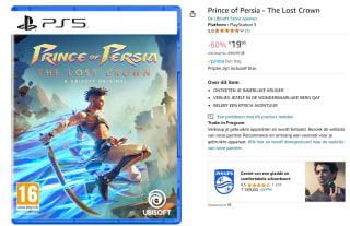 Prince of Persia: The Lost Crown (PlayStation 5 game) voor €19,95 bij Amazon