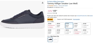 Tommy Hilfiger heren sneakers voor €39,97 bij Amazon