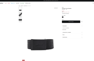 Cinturón Inside Lona Hombre a solo 3,99 €