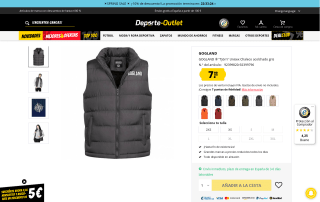 GOGLAND "Tjörn" Unisex Chaleco acolchado por 7,99€