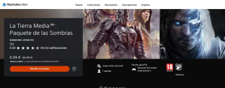 La Tierra Media™: Paquete de las Sombras para Ps4 por 6,99€
