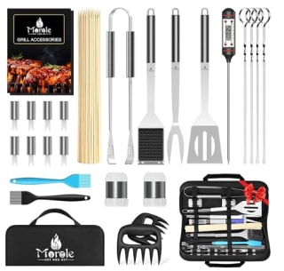 Kit d'accessoires pour Barbecue - 25 Pièce Acier Inox à 39,99€