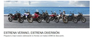 Motos Honda hasta 2000€ de descuento