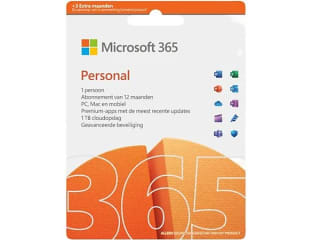 Microsoft 365 Personal jaarabonnement voor €25