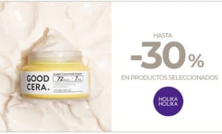 Hasta 30% de Descuento en Holika Holika.
