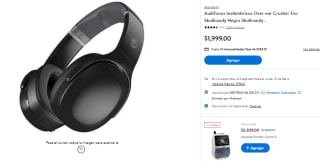 Audífonos Skullcandy Crusher Evo por $1,700 en Walmart